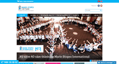 Desktop Screenshot of mariestopes.org.vn